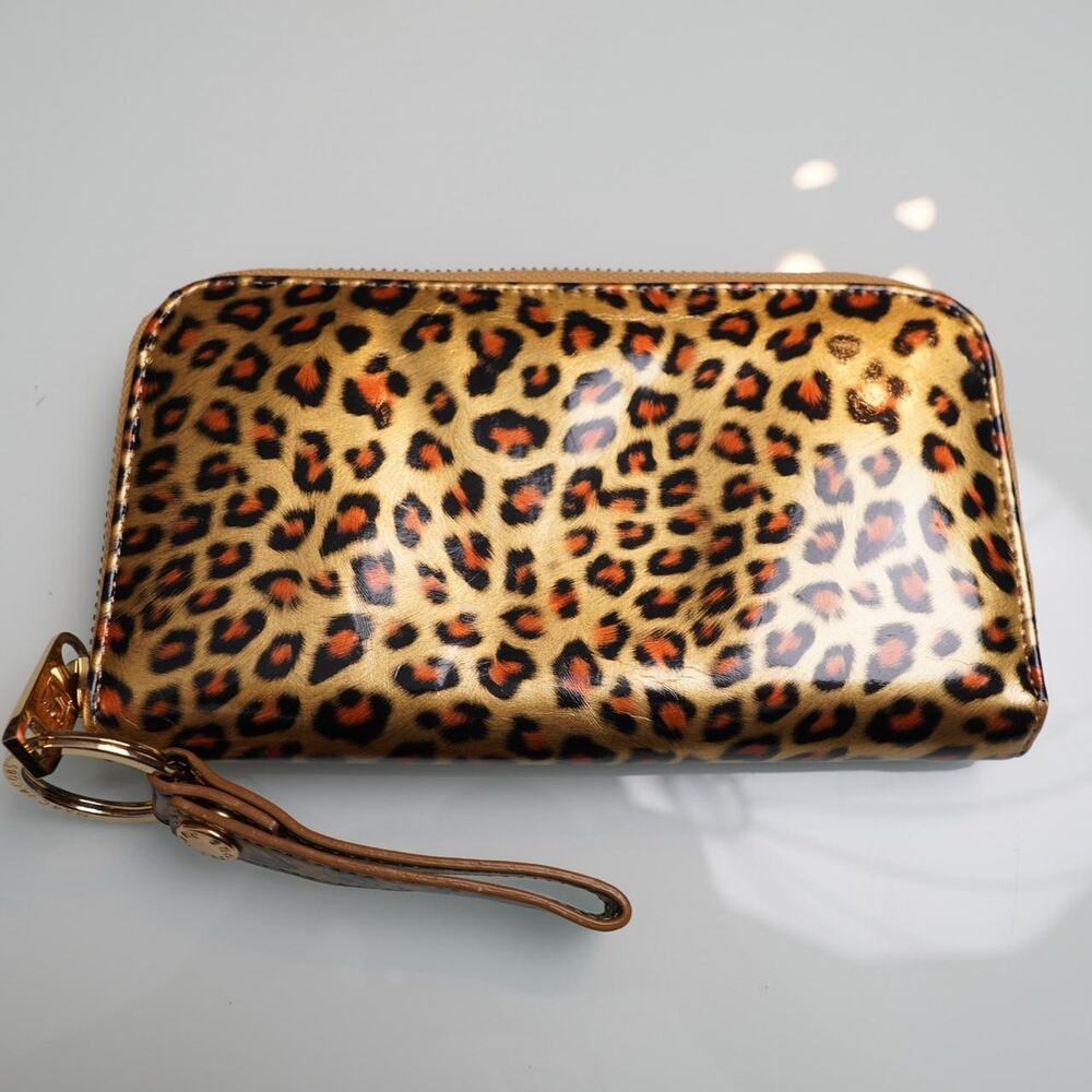 Marc Jacobs Leopard Print Wallet Wristlet Y2K